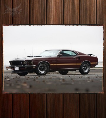 Металлическая табличка Mustang Mach 1 472